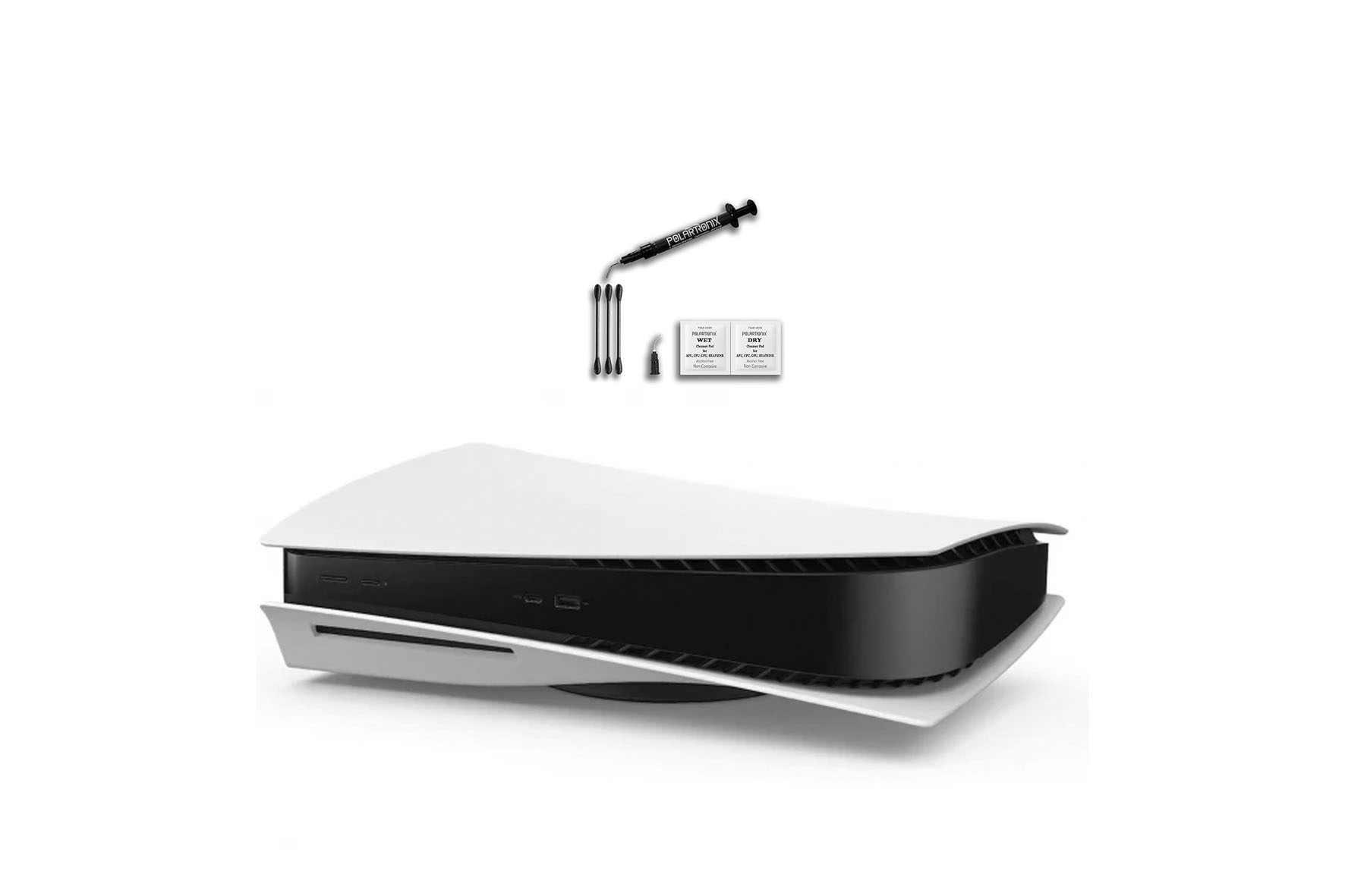 Nettoyage console avec remplacement métal liquide